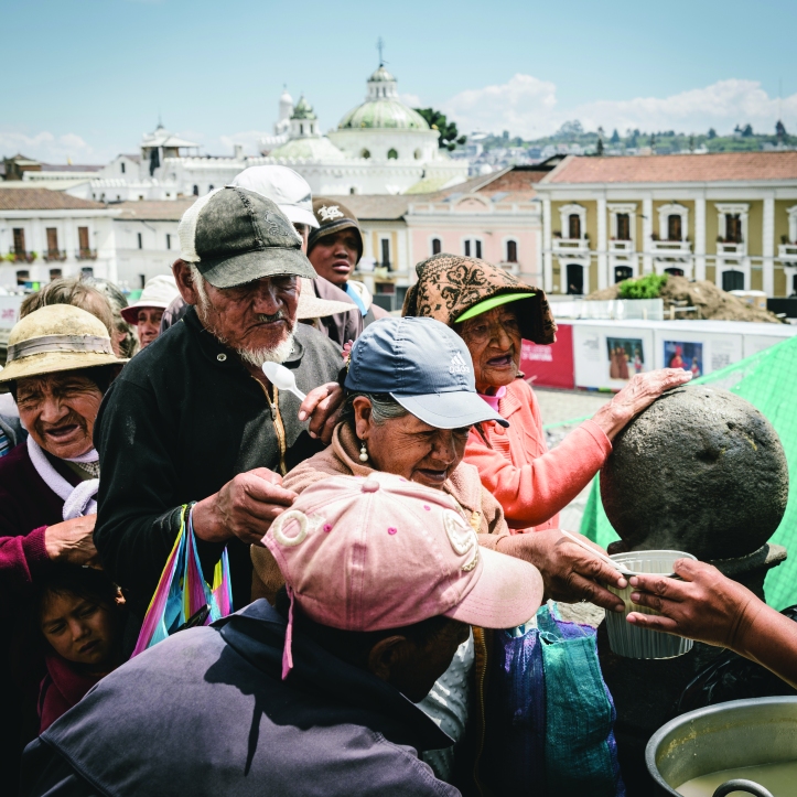 Charity work in Quito, Ecuador