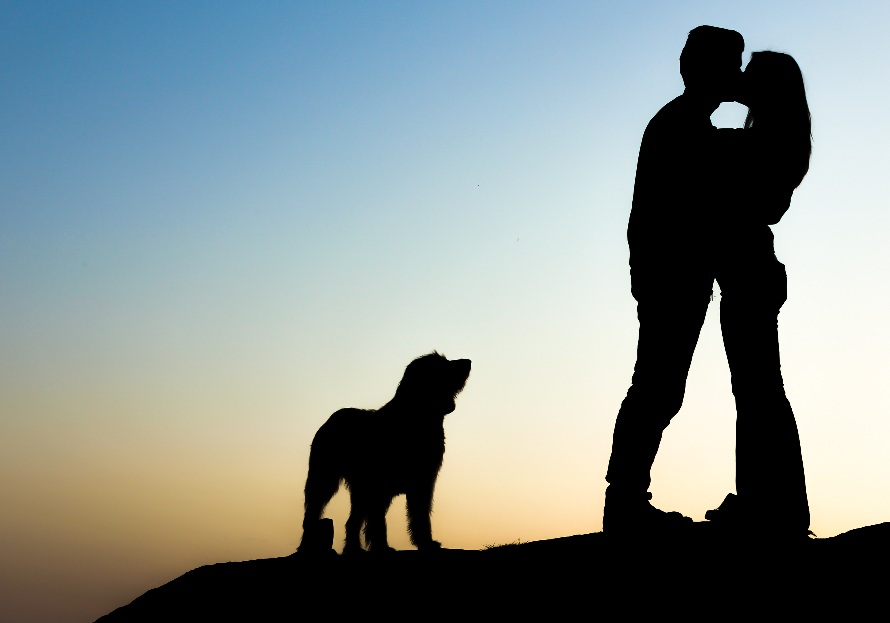 Couple kissing