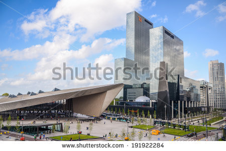 stock-photo-rotterdam-netherlands-may-downtown-rotterdam-netherland-s-second-largest-city-with-the-191922284