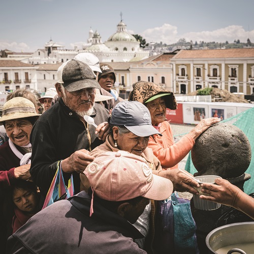 Charity work in Quito, Ecuador