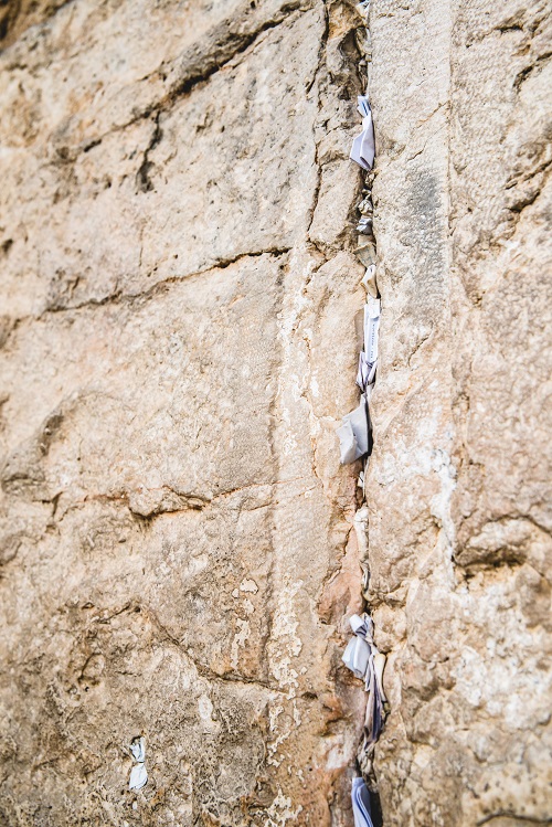 Notes on Western (Wailing) Wall in Jerusalem, Israel