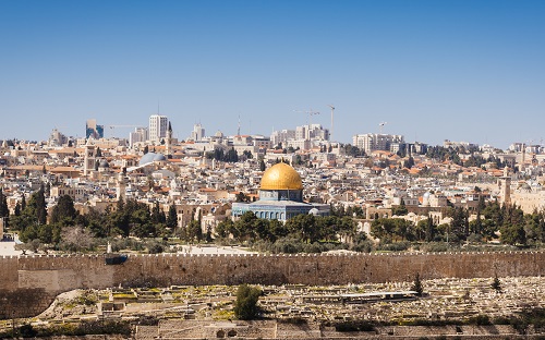 Dome of the Rock on the Temple Mount, Jerusalem, Israel