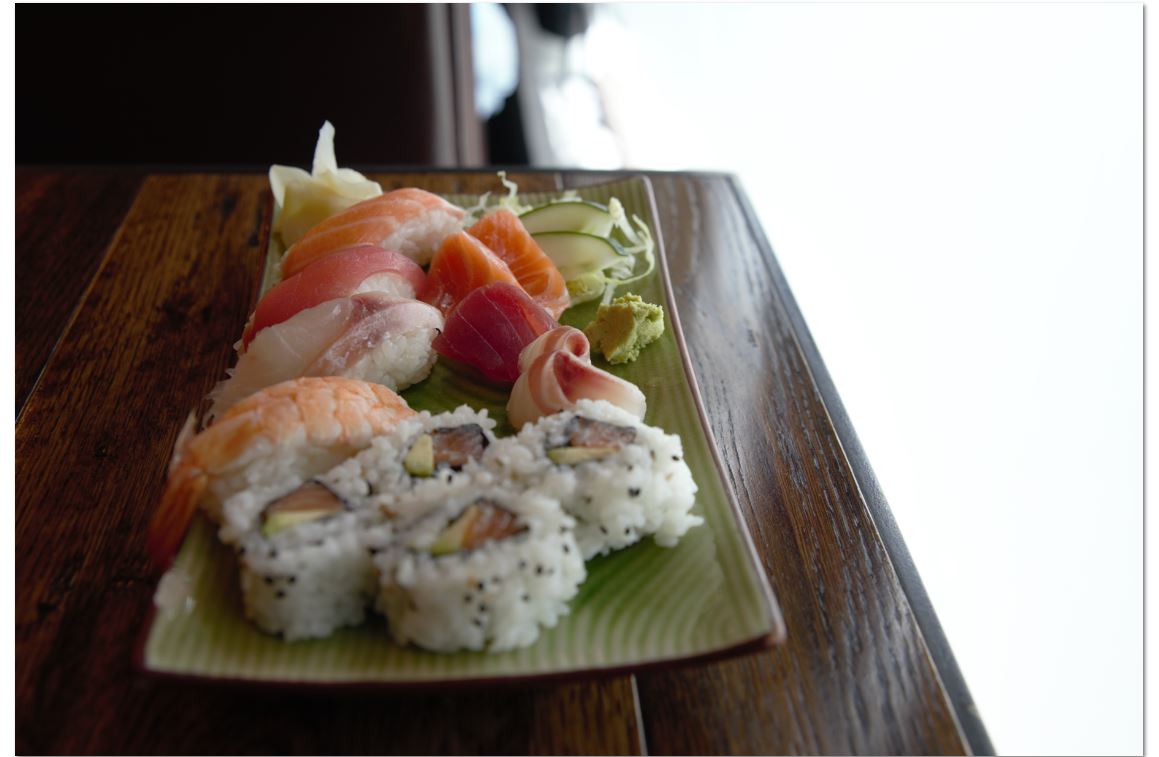 raw sushi