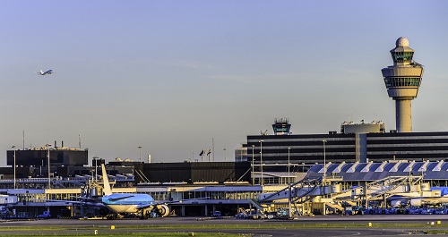 Busy airport
