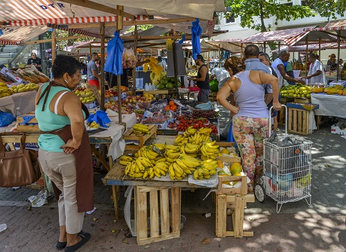 Fruit and vegetable market in Ipanema, Rio de Janeiro, Brazil