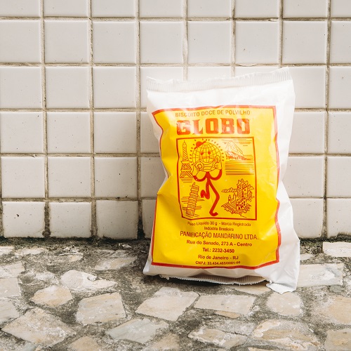 Illustrative editorial of biscoito Globo