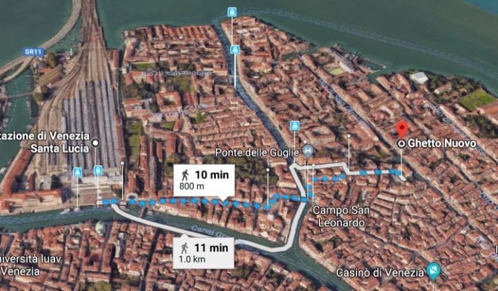 to the jewish ghetto