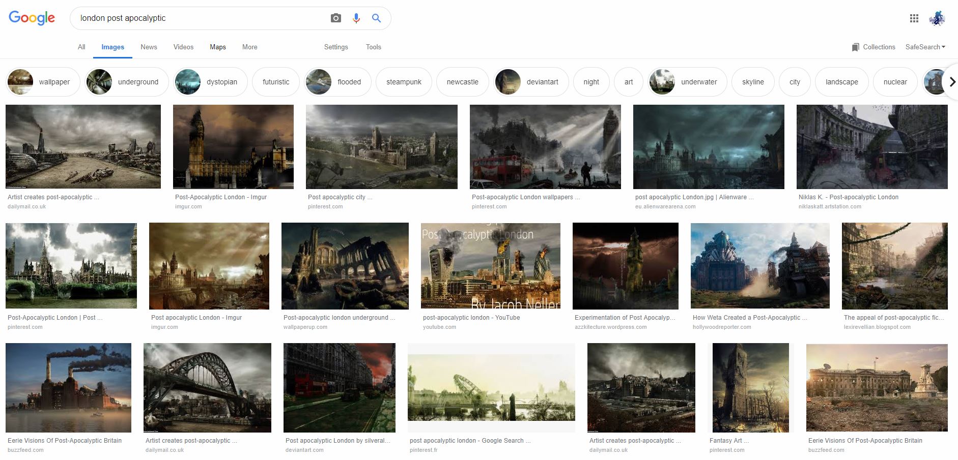 london post-apocalyptic