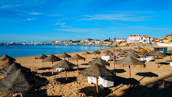 Conceicao Beach in Cascais, Lisbon region, Portugal - Costa Verde Portuguese Riviera