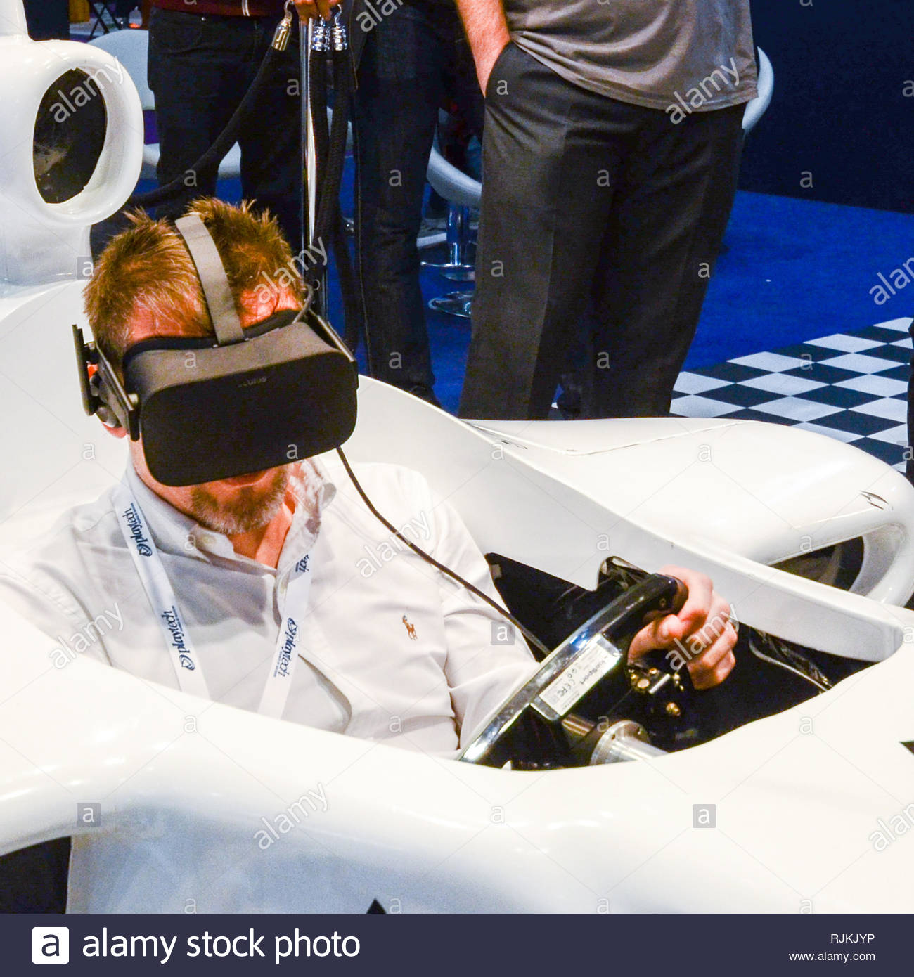london-uk-feb-6-2019-ice-london-is-a-b2b-gambling-event-that-truly-brings-together-the-international-online-and-offline-gaming-sectors-including-seminars-from-experts-in-the-industry-the-event-occurred-betwe