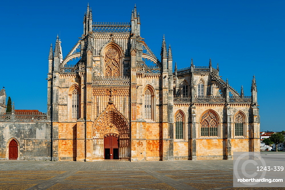 Mosteiro da Santa Maria da Vitoria (Monastery of St. Mary of the Victory), UNESCO World Heritage Site, Batalha, Leiria, Portugal