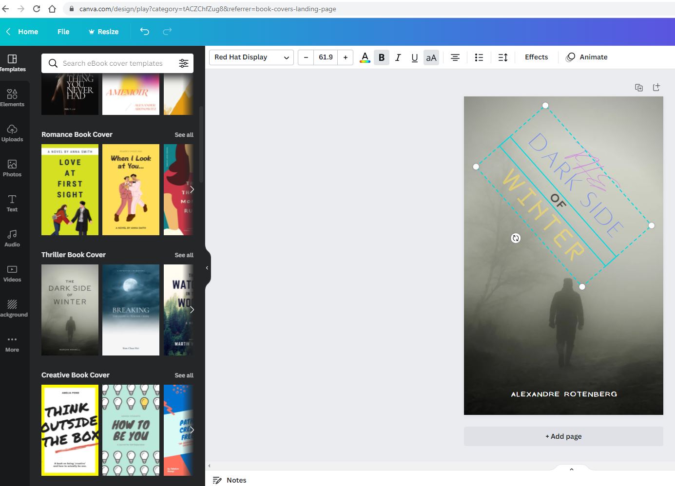 Book Cover Photography – Thinking like a Designer about Text Placement ...